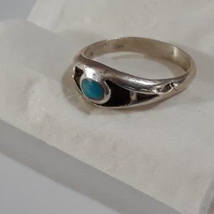 Promise Turquoise December Birthstone Ring 925